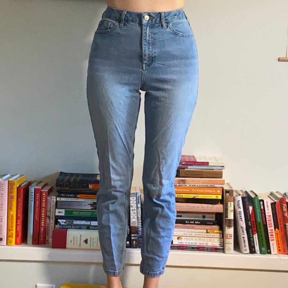 Topshop Moto Orson Jeans Light Wash View 4